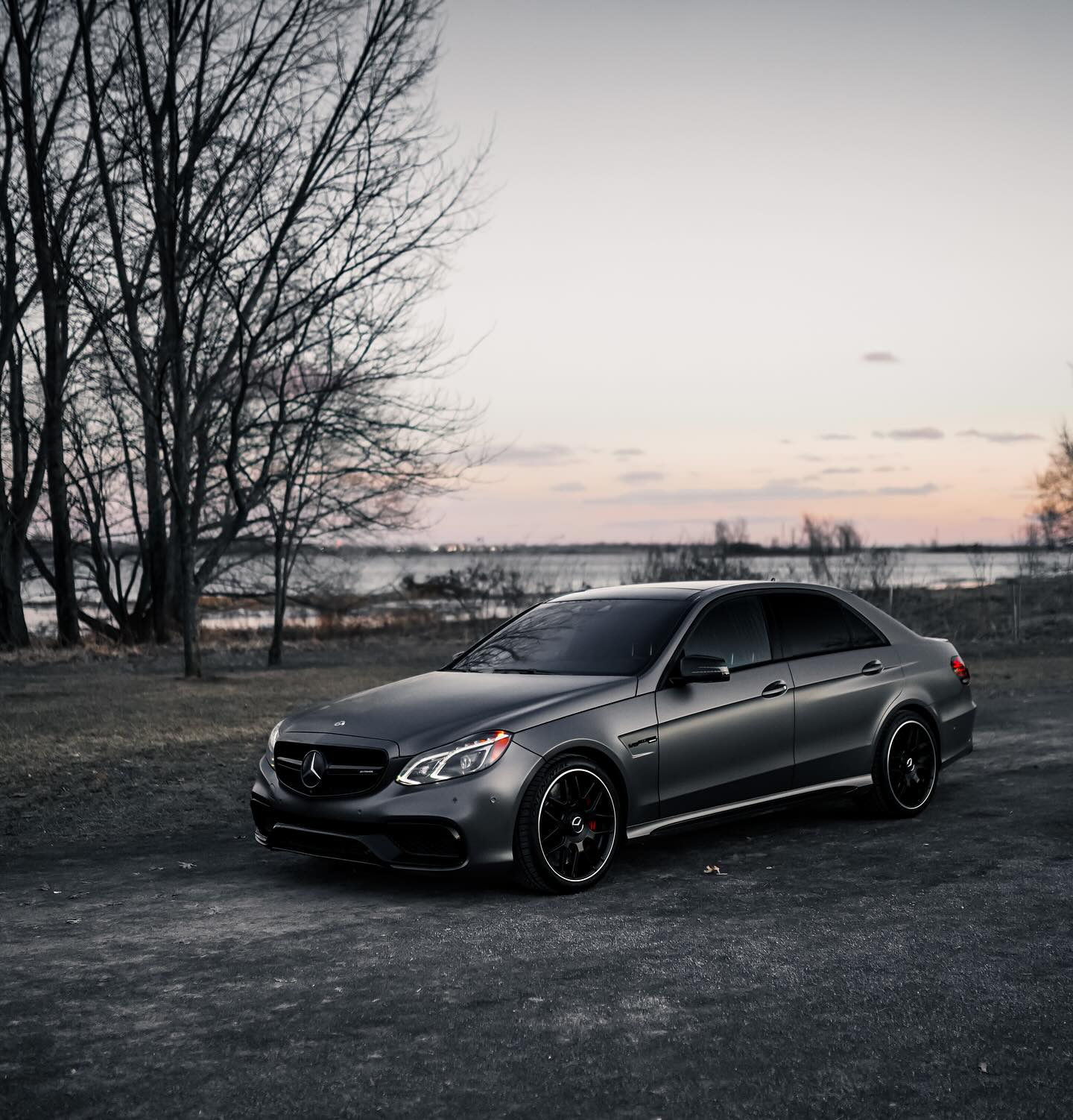 Mercedes Benz E63 S, Satin Dark Grey